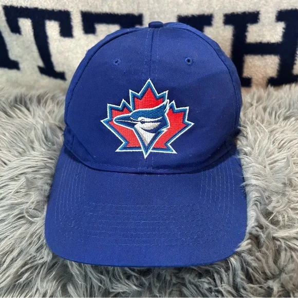 Vtg Toronto Blue Jays Starter Strapback Adjustable Hat Vintage 90s - Picture 1 of 8